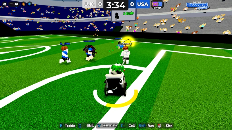 Roblox Team Soccer 3v3 Gameplay