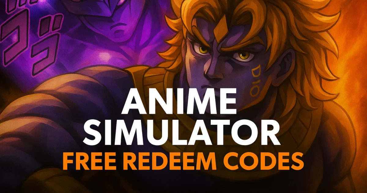 Anime Simulator Free Redeem Codes – Updated List Sep 2025 feature image
