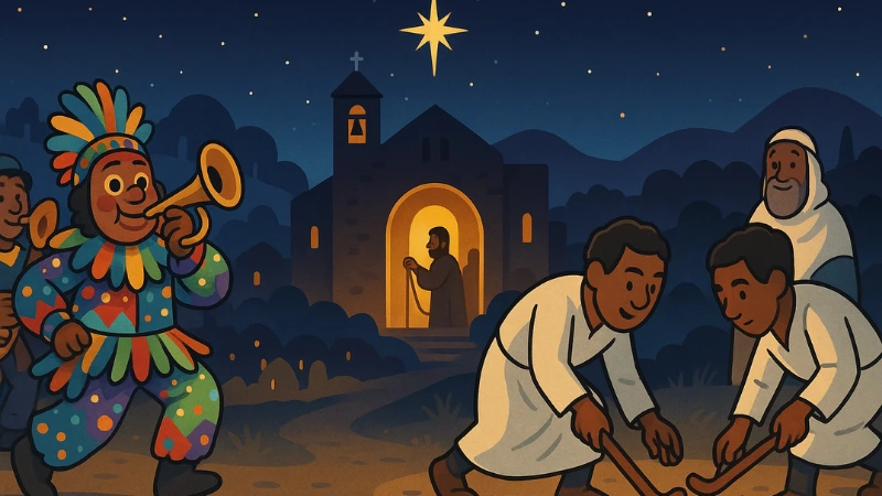 Africa & the Holy Land Genna, Masquerade, Bethlehem Midnight