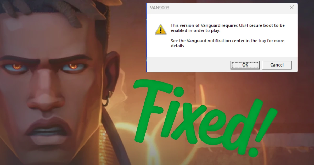Fixing Secure Boot Valorant & TPM 2.0 Errors (BIOS Steps + Video Guide) feature image