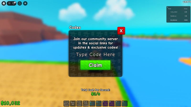 How to Redeem Codes in Plants vs Brainrots