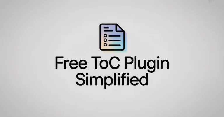 Free WordPress Table of Contents Plugin That’s Super Easy to Use feature image Free WordPress Table of Contents Plugin That’s Super Easy to Use feature image