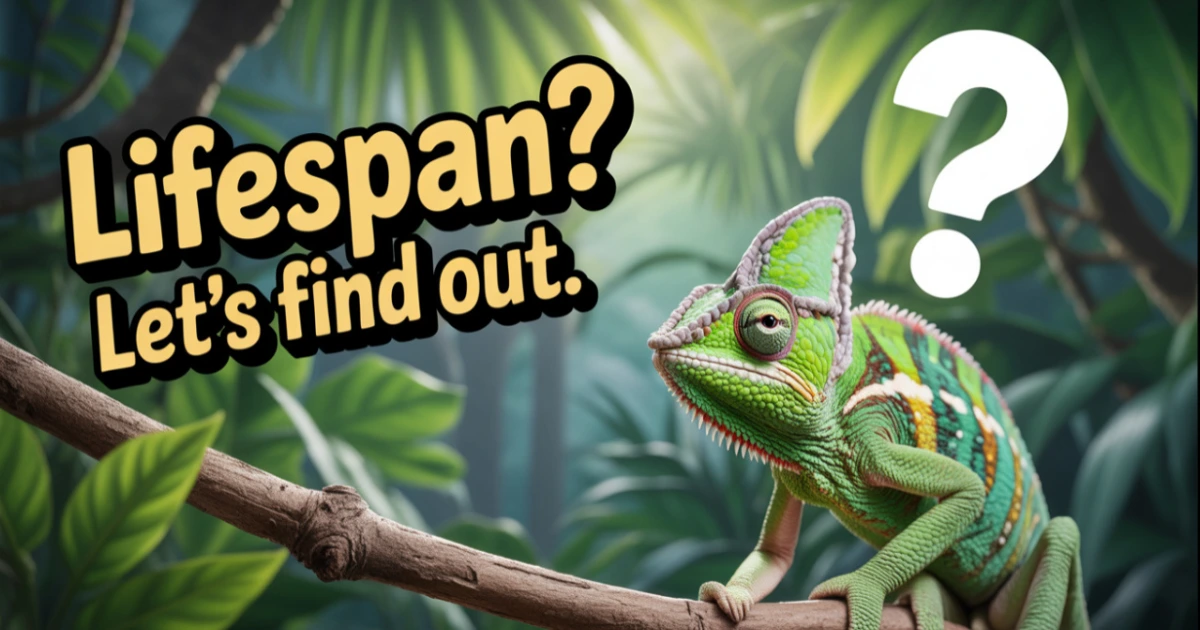 chameleon lifespan