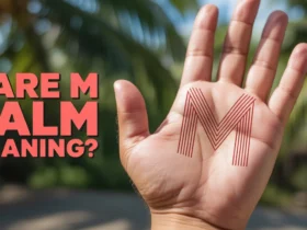 how rare is m on palm shown on my hand