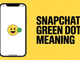What the green dot on Snapchat means.