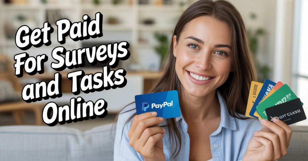 learn how to get paid online for surveys and tasks