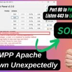 how to fix apache shutdown unexpectedly